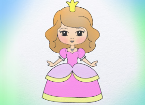 300x217 How To Draw Doll Princess Archives