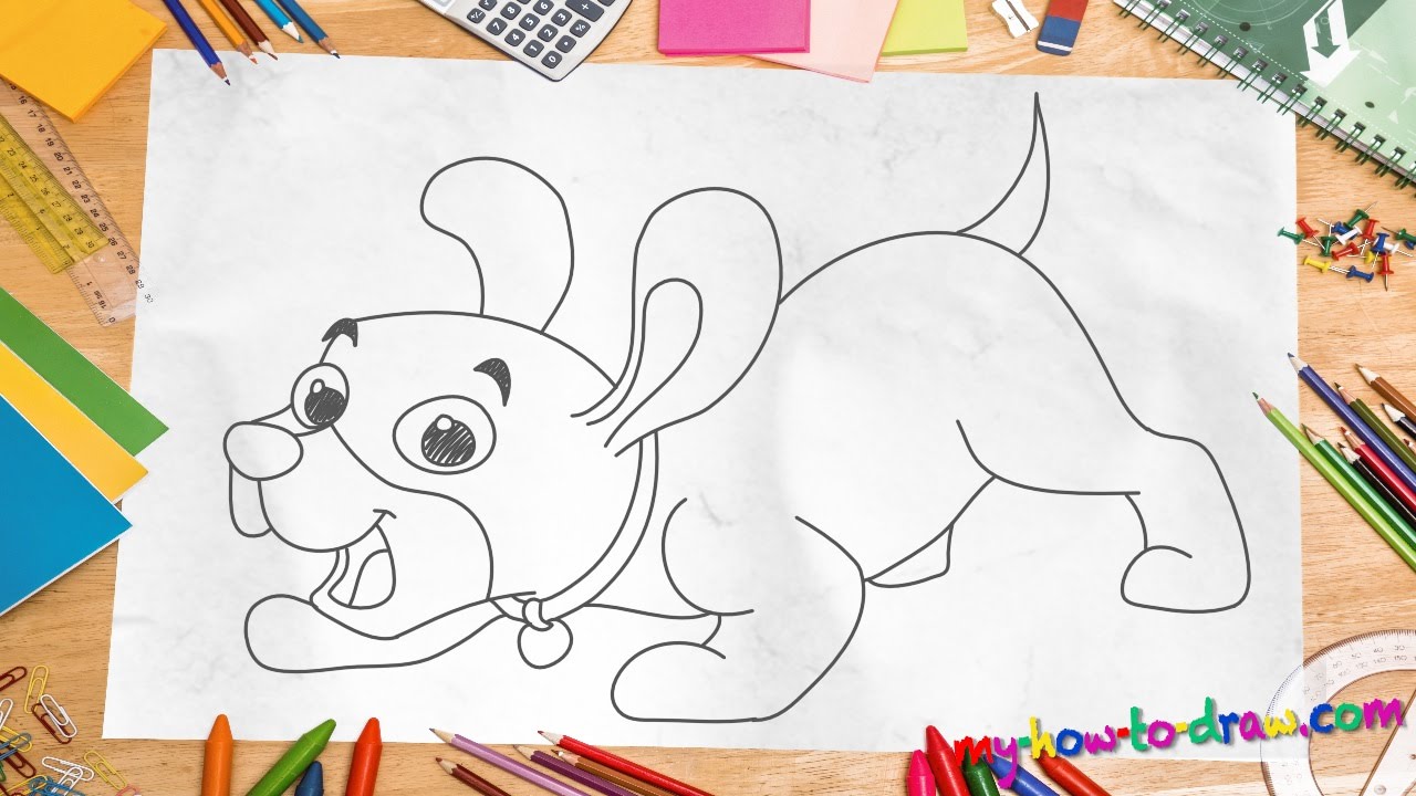 1280x720 How To Draw A Puppy