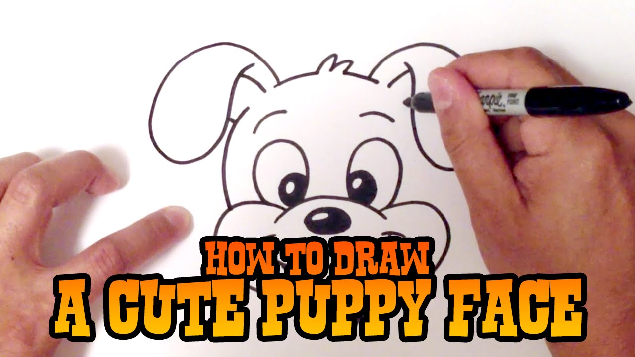 1280x720 How To Draw A Cute Puppy Face