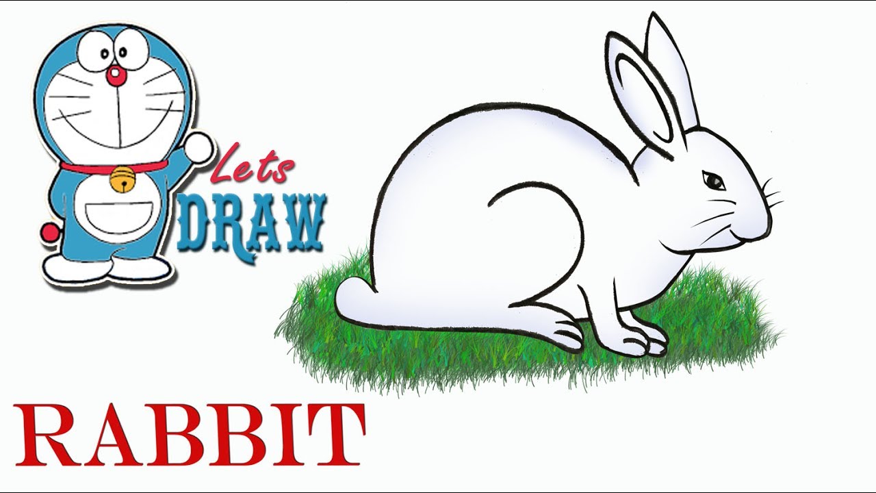 1280x720 How To Draw A Rabbit Step By Step (Very Easy)