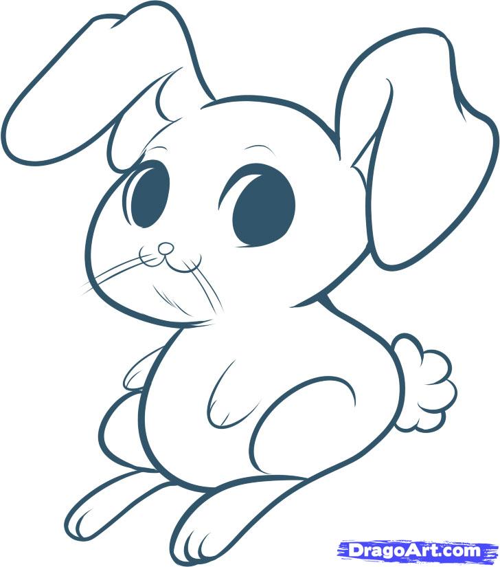 728x825 How To Draw An Easy Bunny Coloring Adult Easy