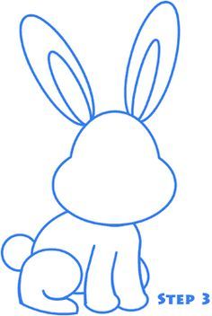 236x352 How To Draw A Rabbit Step By Step For Kids