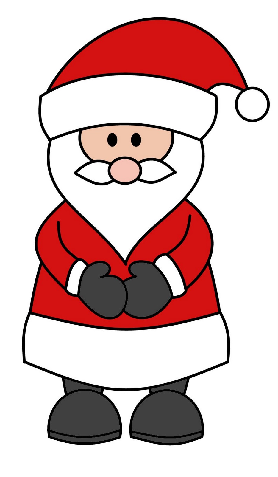 934x1600 How To Draw Cartoons Santa
