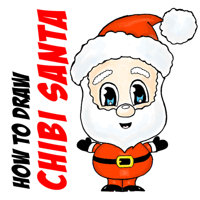 400x400 How To Draw Chibi Santa Claus Easy Step By Step Drawing Tutorial