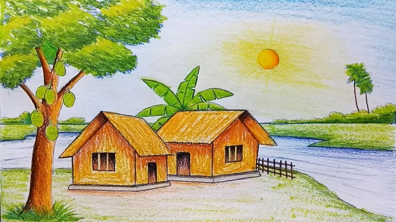 Easy Scenery Drawing at GetDrawings Free download