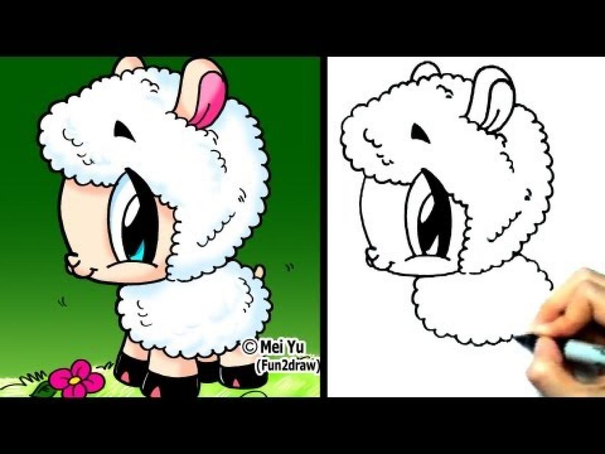 1190x893 Drawing Cute Cartoon Things How To Draw A Cute Cartoon Chibi