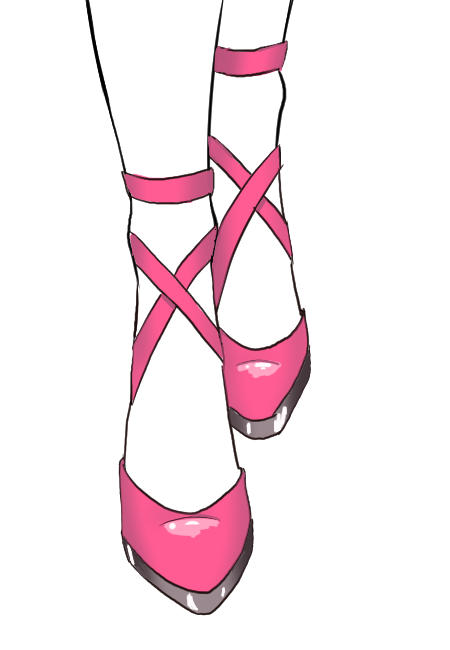 450x650 Draw Front View Of Shoes I Draw Fashion