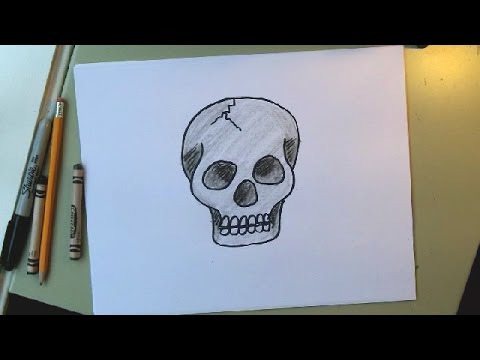 480x360 How To Draw A Skull Step By Step