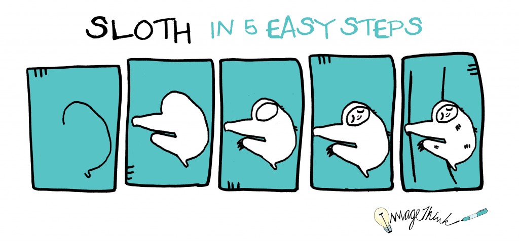 1024x477 How To Draw A Sloth In 5 Easy Steps By Graphic Recording