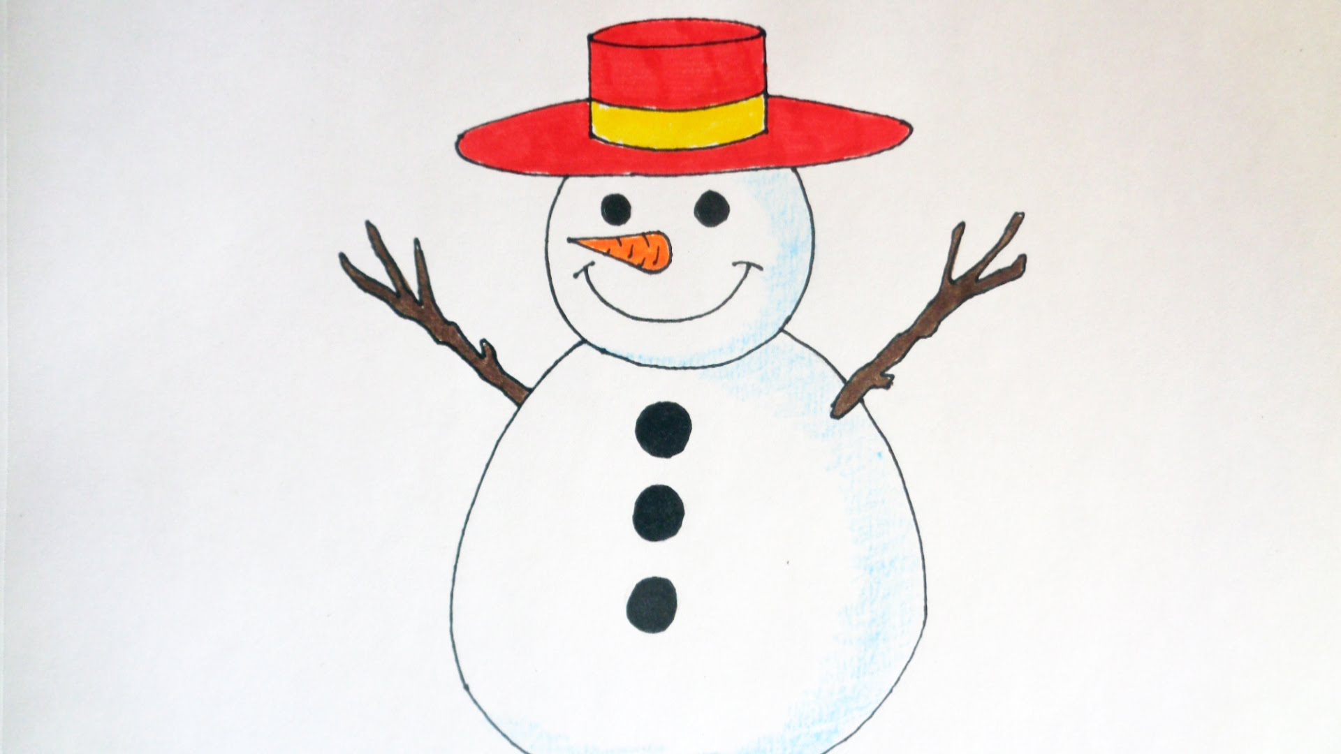 1920x1080 How To Draw A Snowman, Christmas Stuff, Pictures