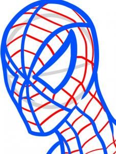 227x302 How To Draw Spiderman With Easy Step By Step Drawing Lesson