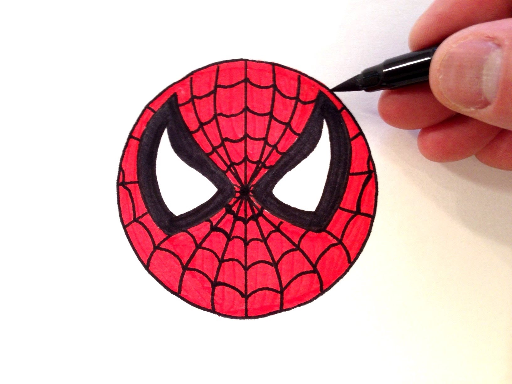 1632x1224 How To Draw A Spider Man Smiley Face