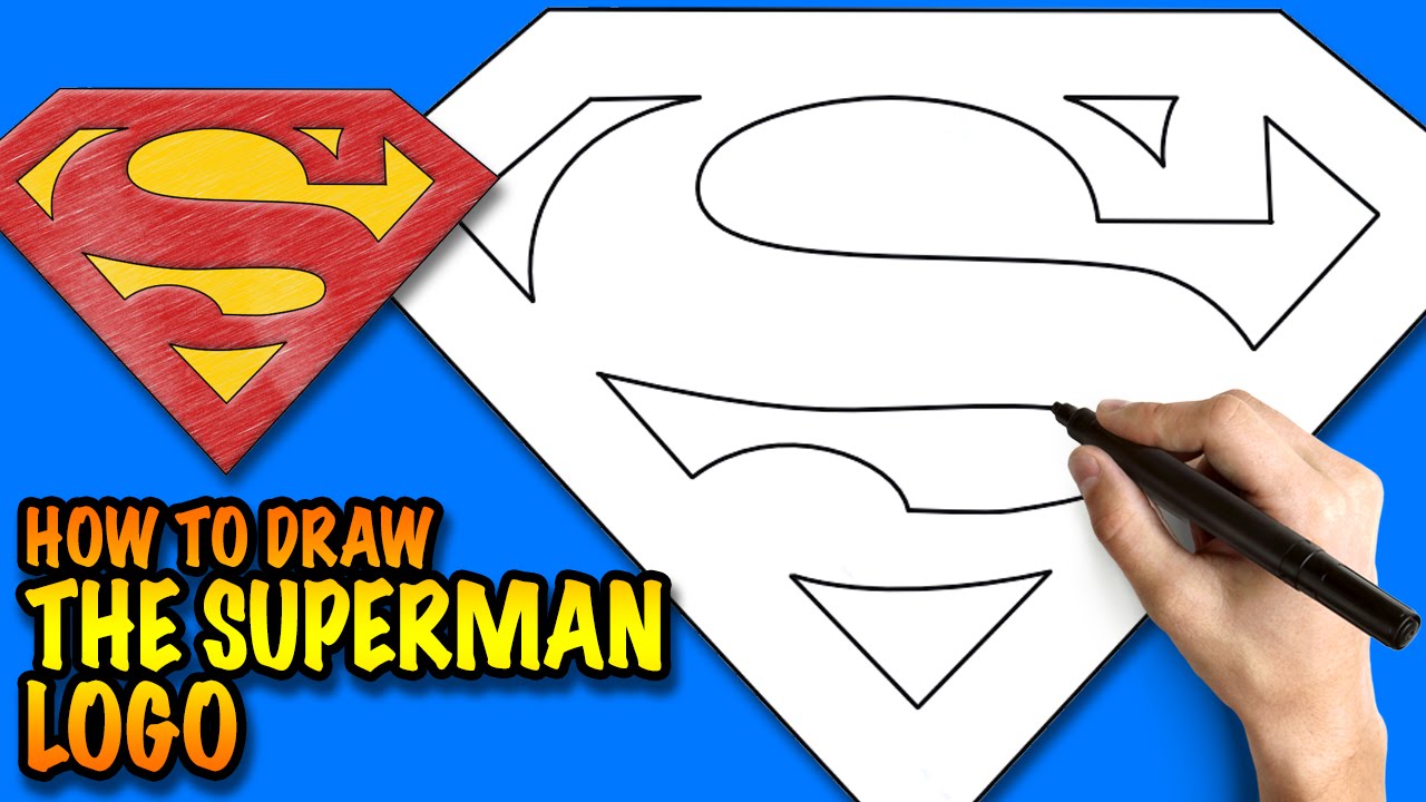 1280x720 How To Draw The Superman Logo