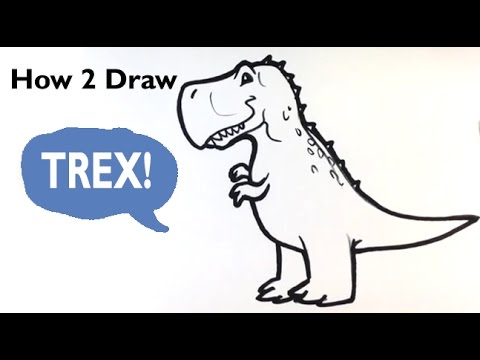 Easy T Rex Drawing at GetDrawings | Free download