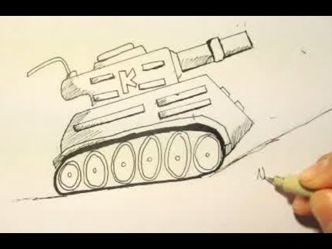 480x360 How To Draw A Tankstep By Stepeasyfor Beginnerskid
