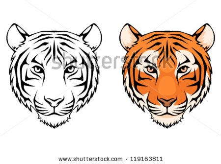 450x335 Pictures Easy Tiger Face Drawing,