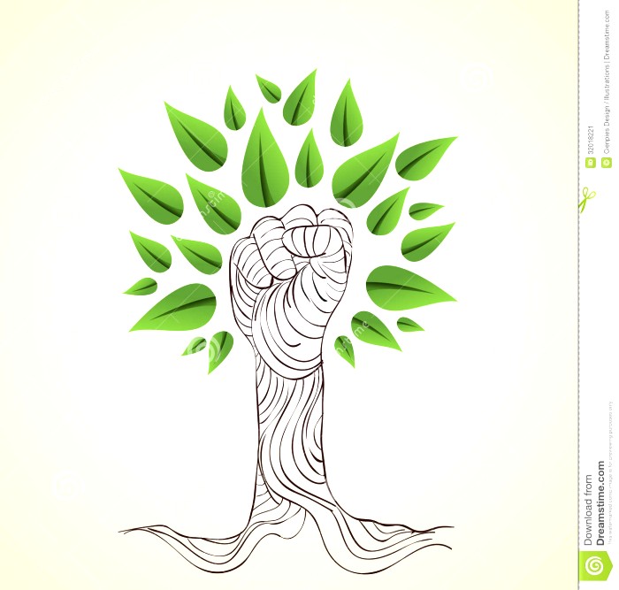 700x667 Go Green Easy Drawing Which Will Need