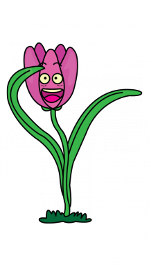 215x382 How To Draw A Funny Tulip, Easy Step By Step Drawing Tutorial