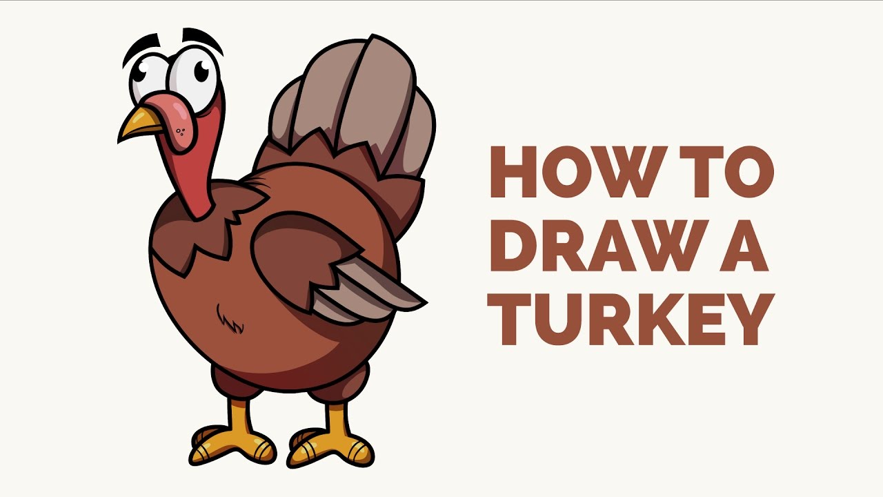 1280x720 How To Draw A Turkey