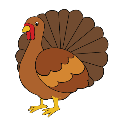 Easy Turkey Drawing at GetDrawings | Free download