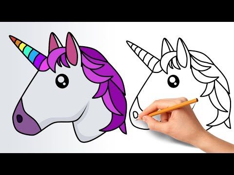 480x360 How To Draw A Unicorn Easy Step By Step