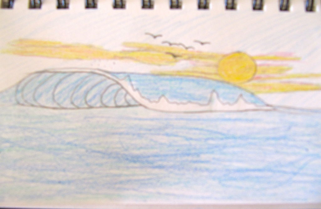 1024x668 How To Draw A Wave 7 Steps