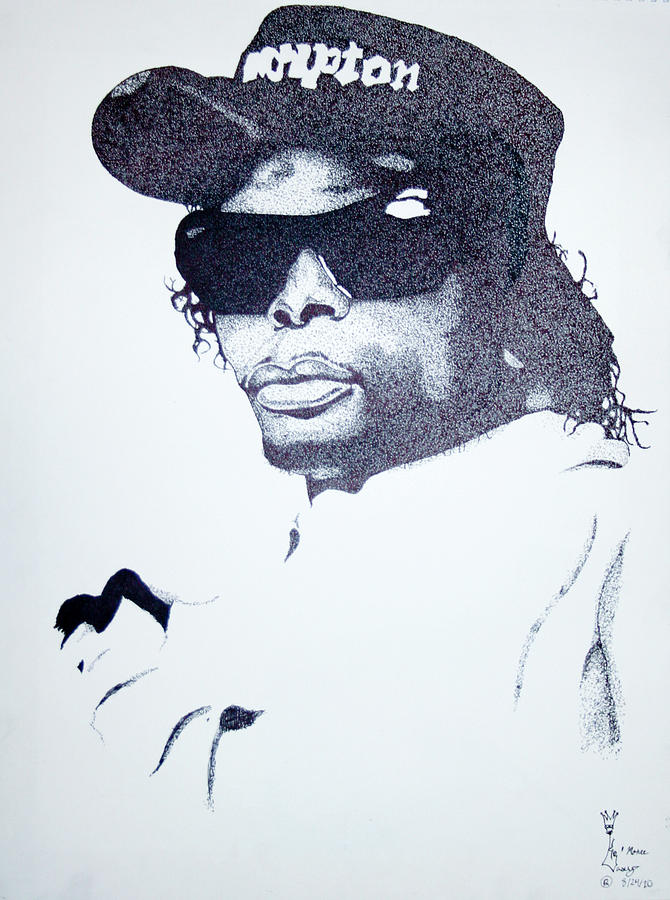 670x900 A Yo' Eazy Drawing By Kemonee Casey