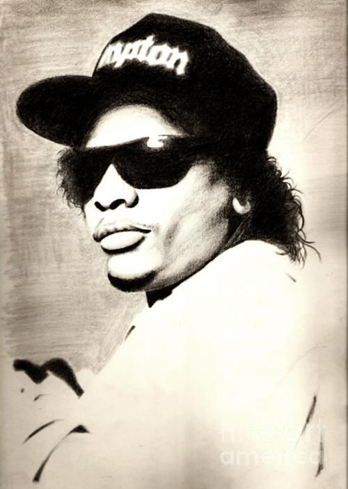 500x702 Eazy E Drawing By Sam Miller
