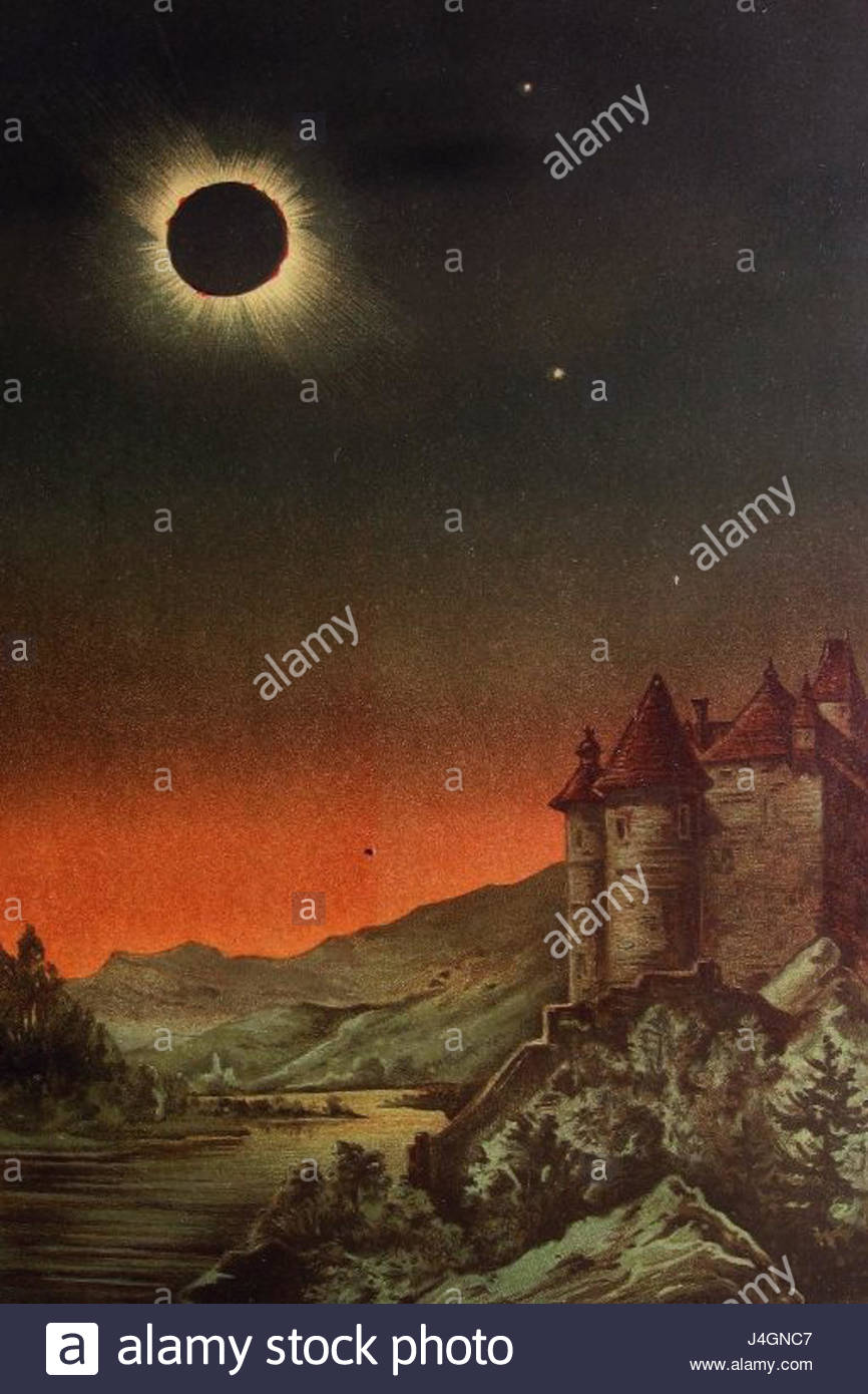 866x1390 Solar Eclipse Drawing Stock Photo 140509607