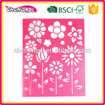 350x350 Super Style Whosale Flower Stencil Economy Drawing Stencils