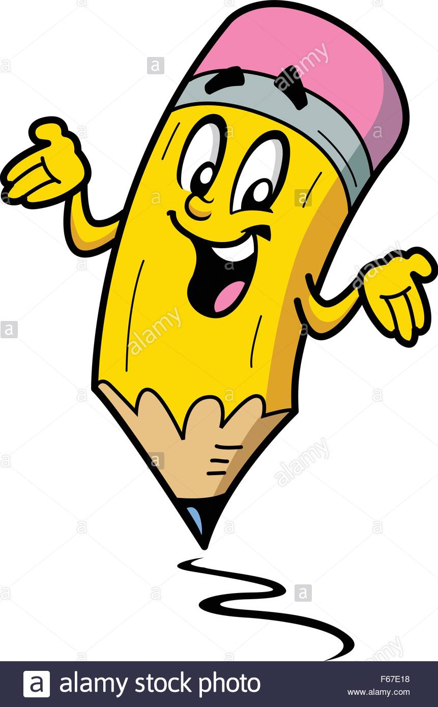 861x1390 Happy Smiling Pencil Educational Classroom Or Office Supplies