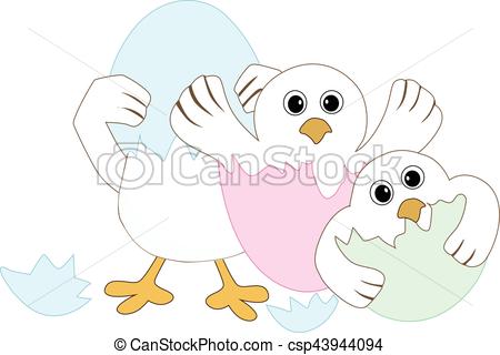 450x320 Chicken Egg Hatching. Illustrating Of Little Chicken Who Has