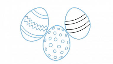 382x215 How To Draw Easter Eggs, Holidays, Easter, Easy Step By Step