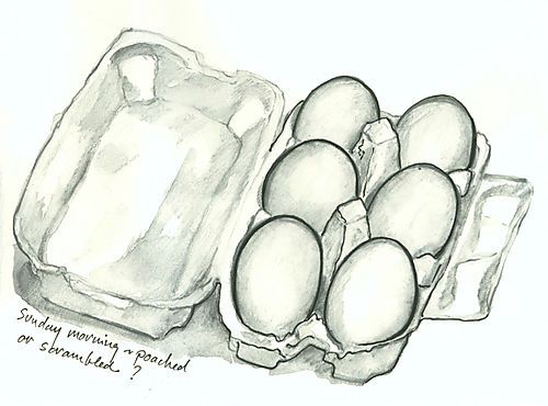 500x370 Eggs Drawing 3