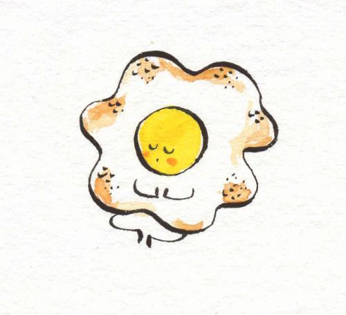 500x455 Martapriorlittle Fried Egg Art Art