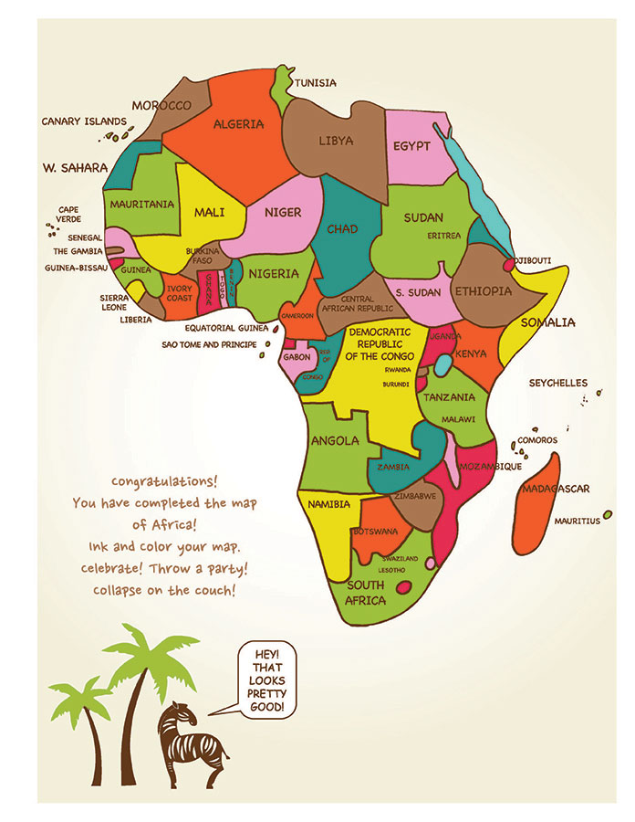 696x900 Draw Africa, An Easy Step By Step Approach Artk12