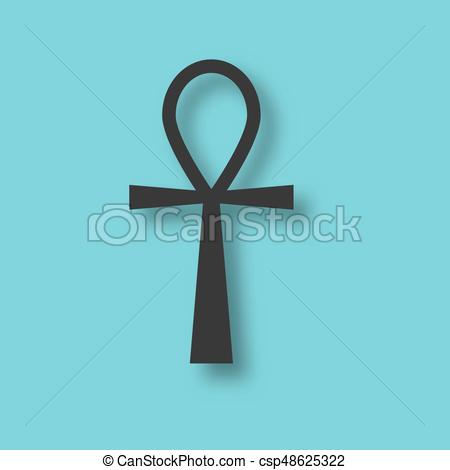 450x470 Ankh Ancient Egypt Symbol Vector God Religion Vector Illustration