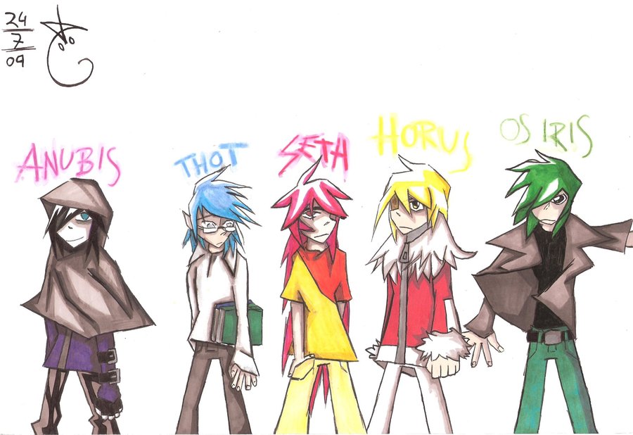 900x618 Egyptian Gods As Teens By Sleepyheadphone