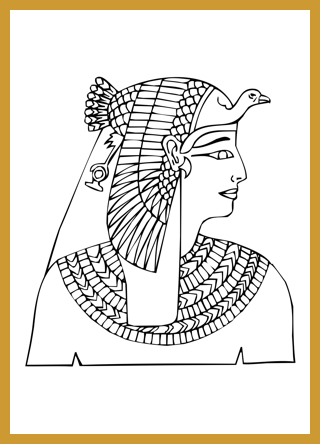 320x444 How To Draw An Ancient Egyptian Portrait Artists Lessons