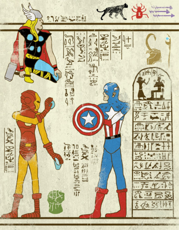 600x770 Egyptian Design Drawings Of Superheroes 2015 Interior Design Ideas