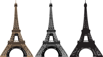 425x236 Eiffel Tower Drawing Free Vector Download (89,873 Free Vector)