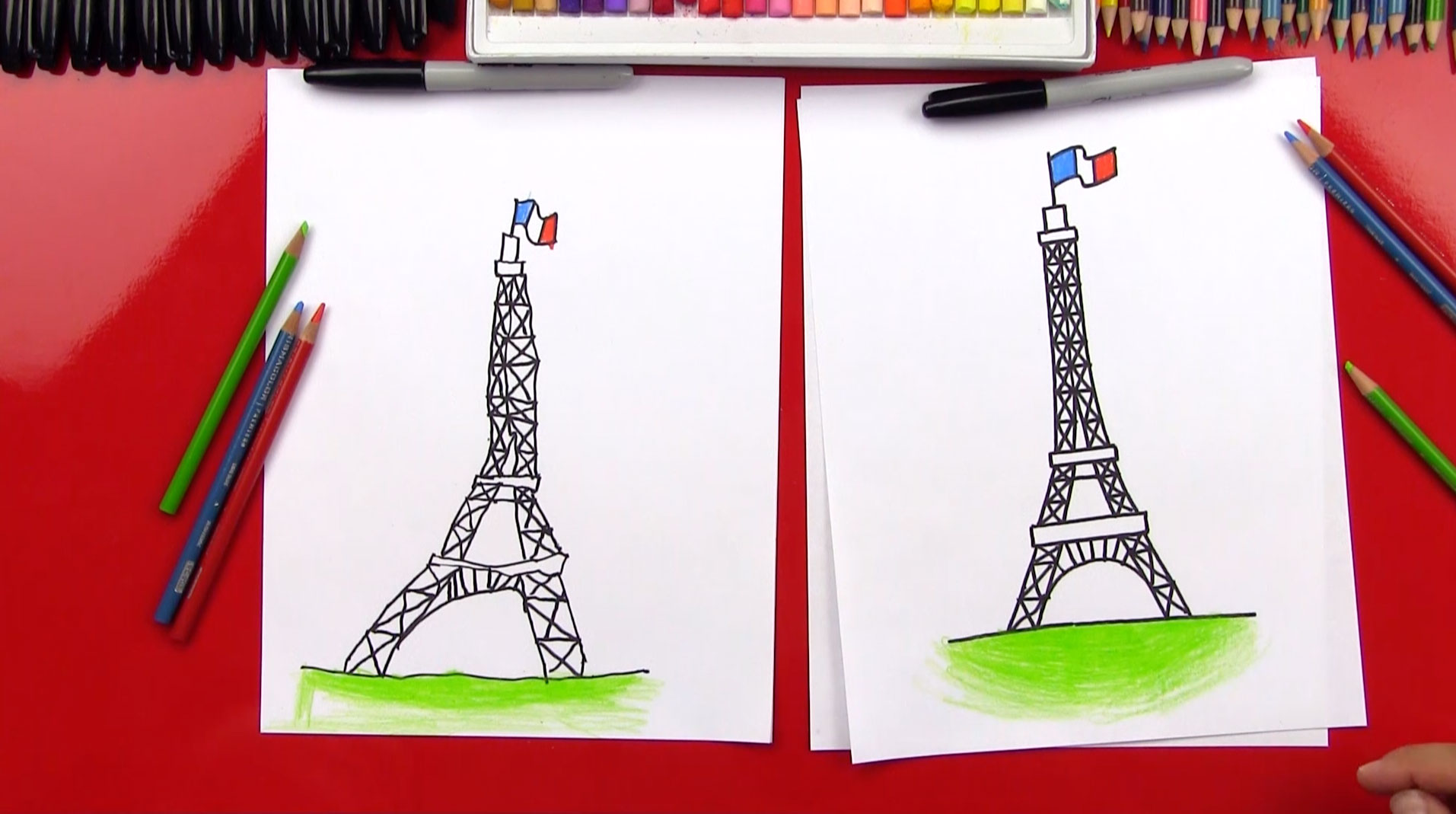 1913x1069 How To Draw The Eiffel Tower