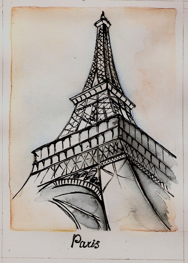 Eiffel Tower Drawing Images at GetDrawings | Free download