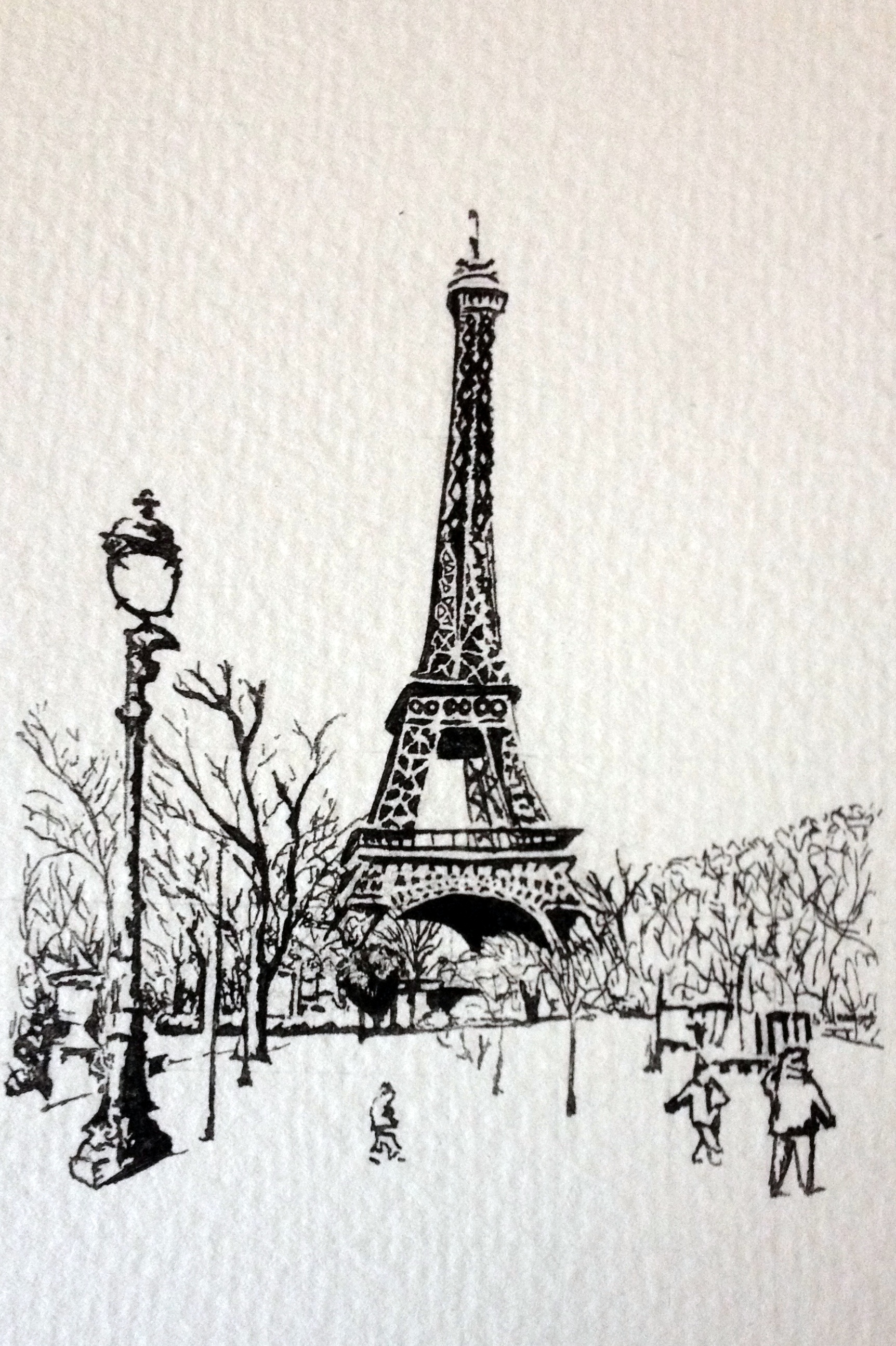 1724x2589 Pen Amp Ink ~ Eiffel Tower Art And Drawing