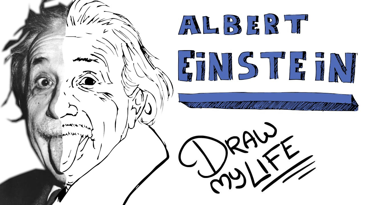 1280x720 Albert Einstein Drawing Albert Einstein Draw My Life