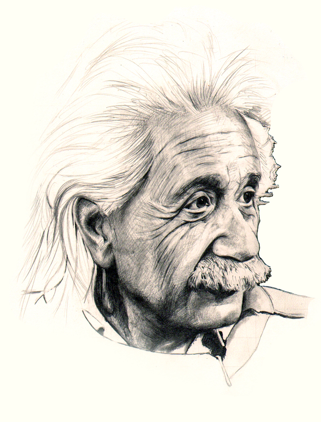 656x862 Albert Einstein By Jimbo101