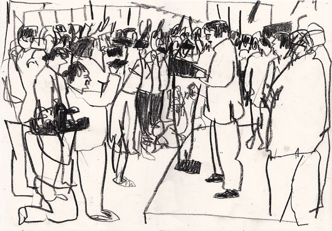 670x466 Election Drawings, Topolski Studio