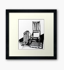 210x230 Electric Chair Drawing Wall Art Redbubble
