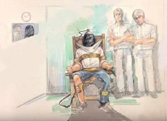 561x408 Serial Killers On Twitter Sketches Of Ted Bundy In The Electric