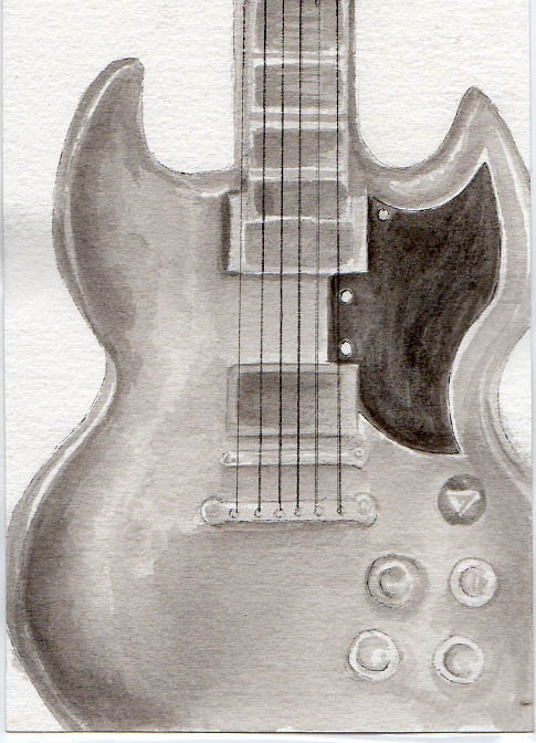 485x672 Drawing In Pencil Electric Guitars Picture Gallery The Best